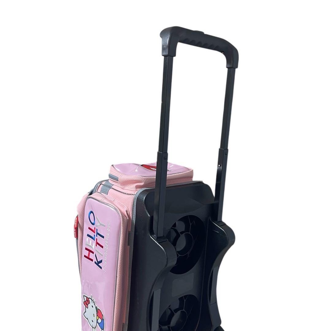 ハローキティ　ボーリングキャリーバッグ　ピンク