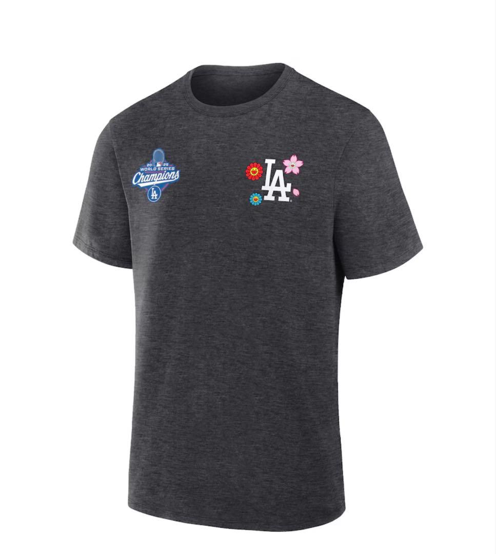村上隆×ドジャース　2025年ワールドシリーズ優勝Tシャツ S