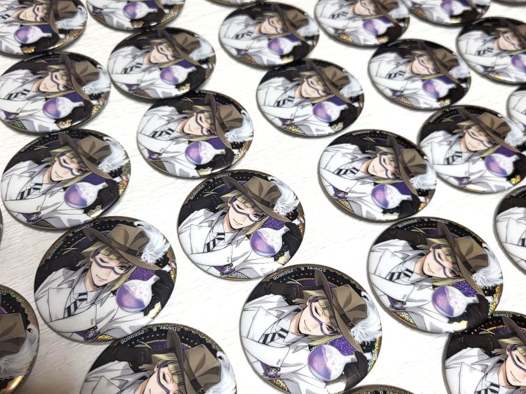 ツイステ ルーク 実験着 缶バッジ セット 痛バ