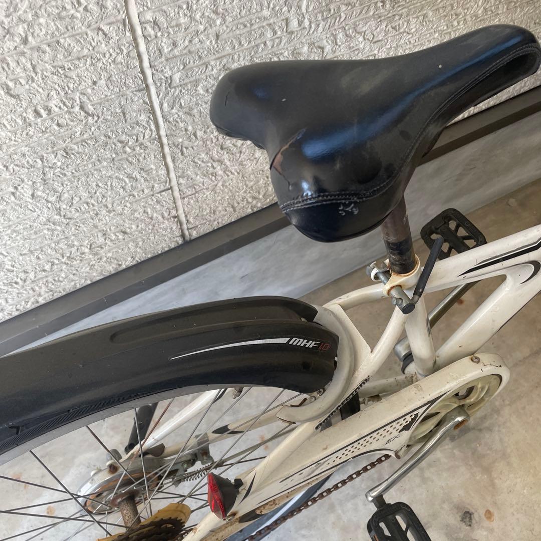 EX 子供用自転車 ホワイト 26インチ