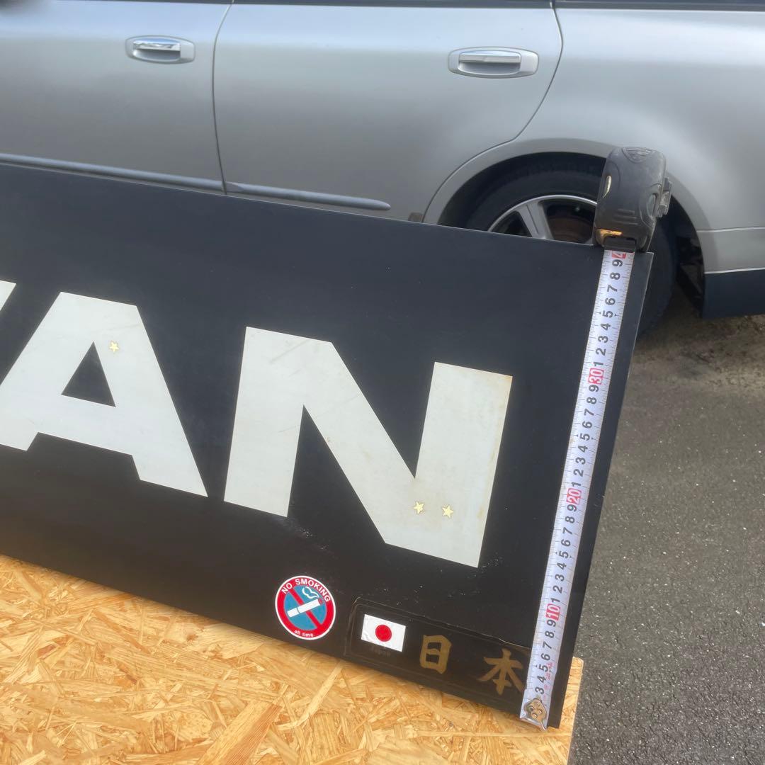 ADVAN アドバン　看板　プレート　鉄板　30年以上前　当時物