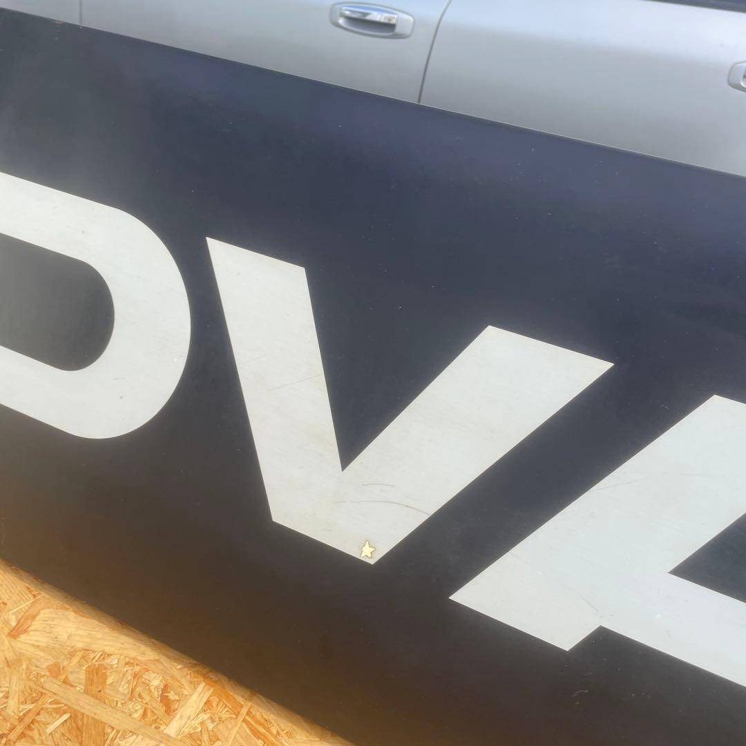 ADVAN アドバン　看板　プレート　鉄板　30年以上前　当時物