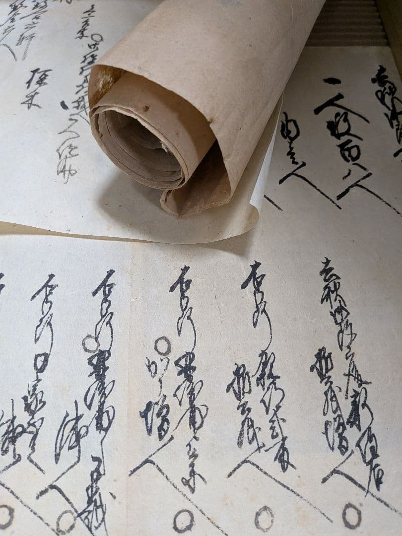 １８２１〜１８２６（文政４年〜文政９年）江戸時代阿波蜂須賀家知行地内時代古文書