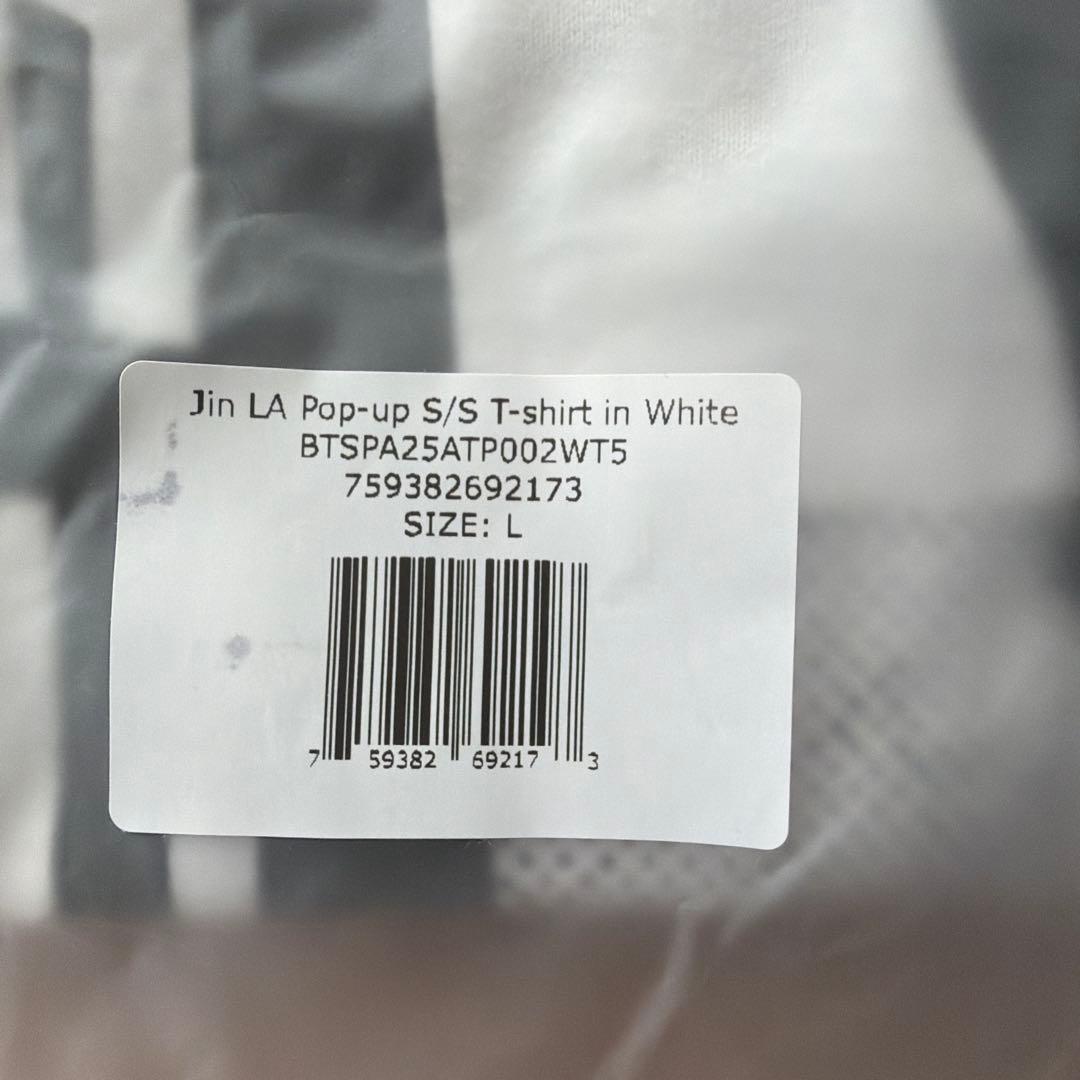 RUN SEOKJIN Tシャツ ホワイト　Lサイズ