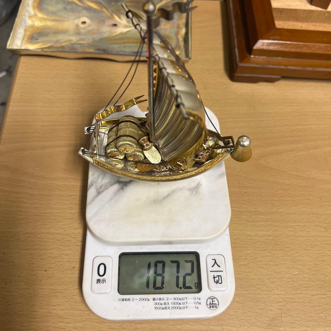 関武比古 作『銀製 宝船』　STERLING980