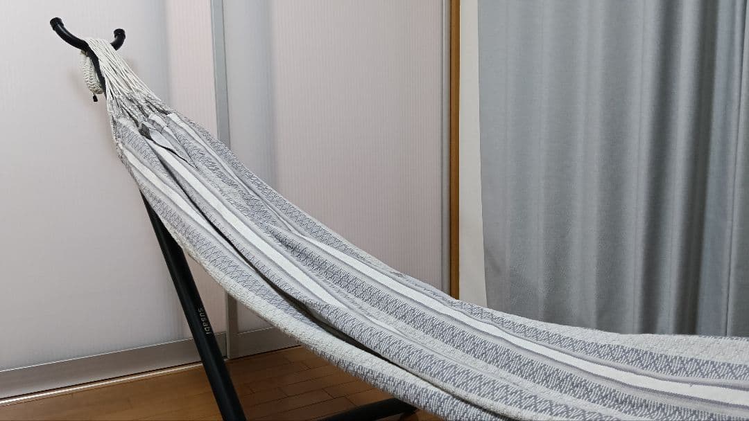 づすさび susabi ダブルハンモック アッシュ×ブラックスタンド