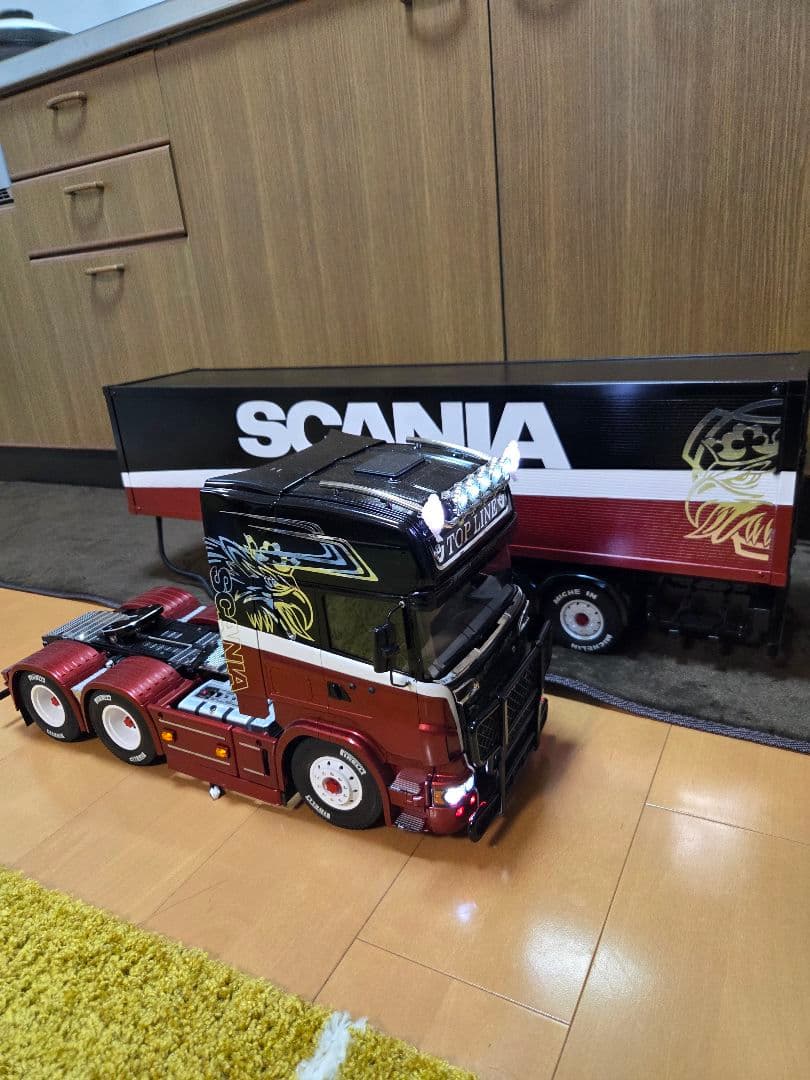 タミヤ1/14　スカニア　セミトレーラー　セット