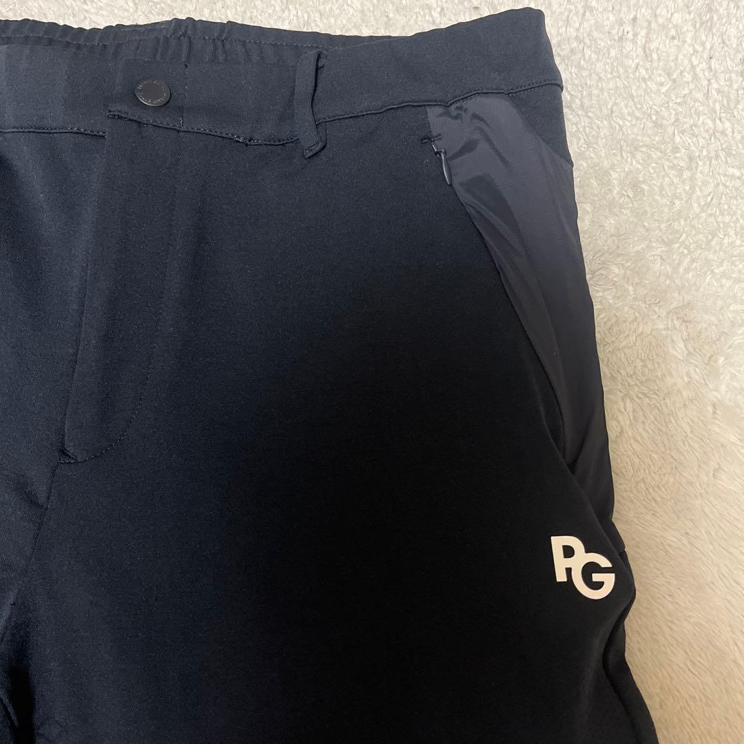 パーリーゲイツ　サイズ6 超ストレッチ　ジョガーパンツ　ブラック　ジャージパンツ