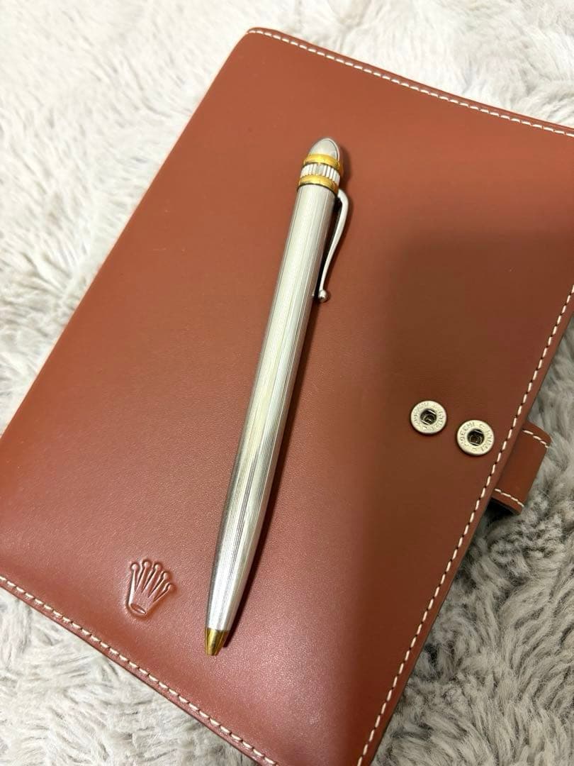 A*G様 未使用品　ROLEX レザー　手帳　スケジュール帳　キャメル　ブラウン