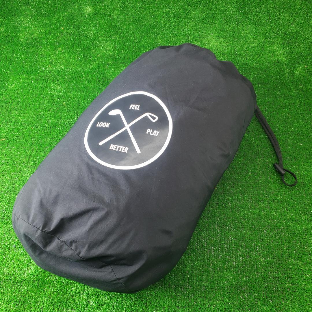 PUMA/プーマ ゴルフ メンズ レインウエア上下セット 雨カッパ 収納袋付き