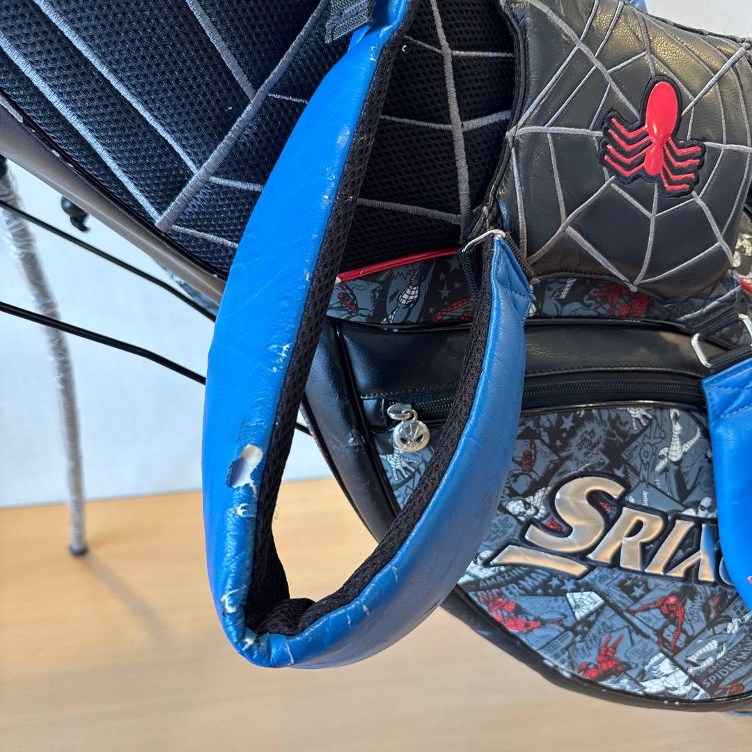 希少限定 ダンロップマーベル スリクソンスパイダーマン スタンドキャディーバッグ