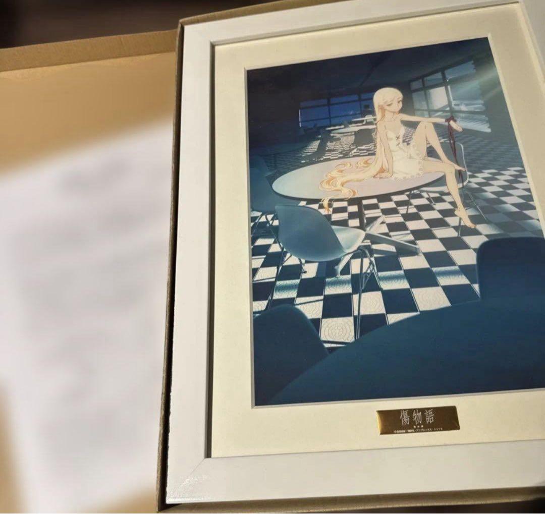 傷物語 選べる! キャラファイングラフ 熱血篇 キスショット 忍野忍 A4 額入