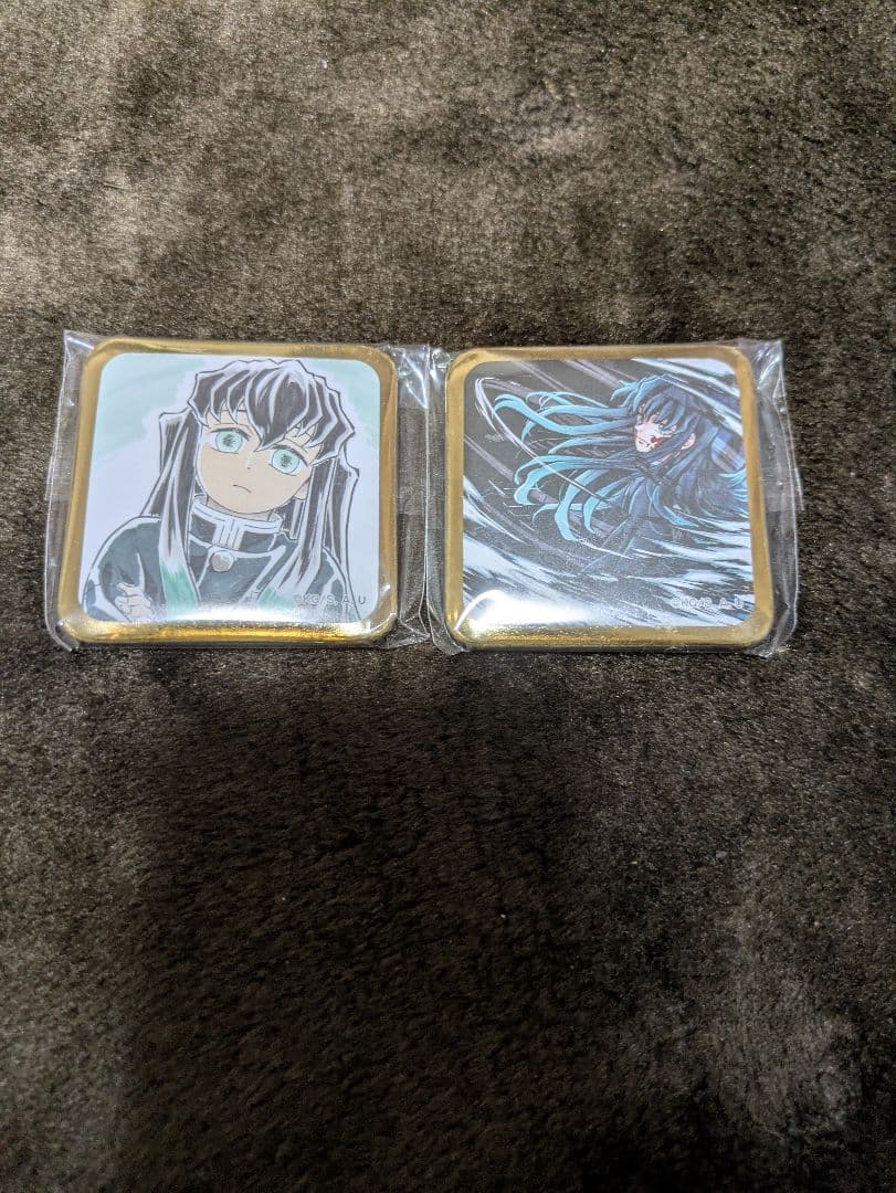 鬼滅の刃 無一郎 ダイニング スクエア 缶バッジ お楽しみくじ