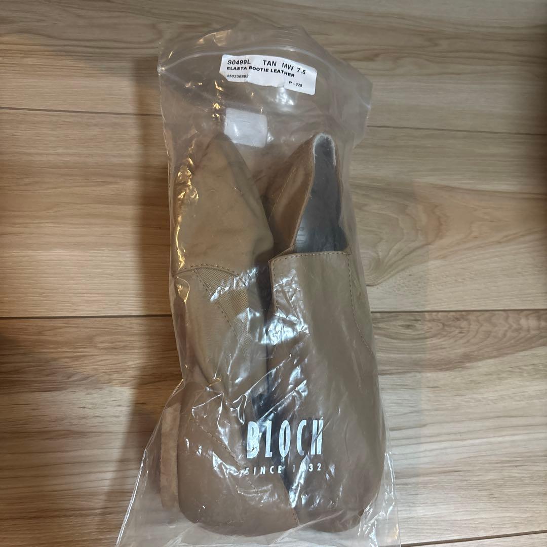 BLOCH サイドゴアシューズ 24.0cm ベージュ 7.5