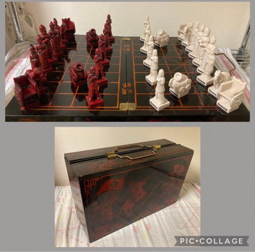 激レア 珍品　Hennessy ヘネシー　中国将棋 シャンチー 象棋コレクション