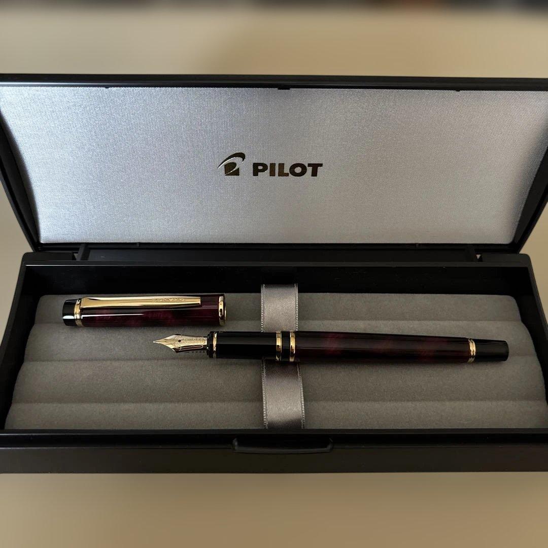 PILOT GRANCE 万年筆　マーブル　箱付き