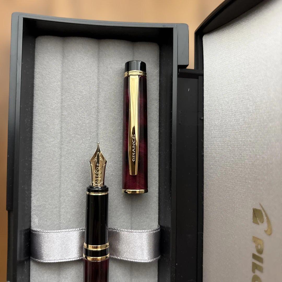 PILOT GRANCE 万年筆　マーブル　箱付き