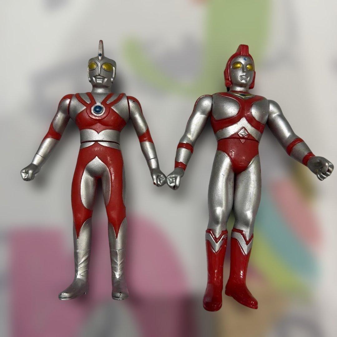ウルトラマン　ソフビ　昭和レトロ