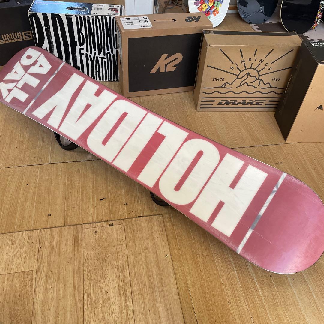 HOLIDAY×ZUMA　スノーボードセット　未使用バインディング付　ホリデー