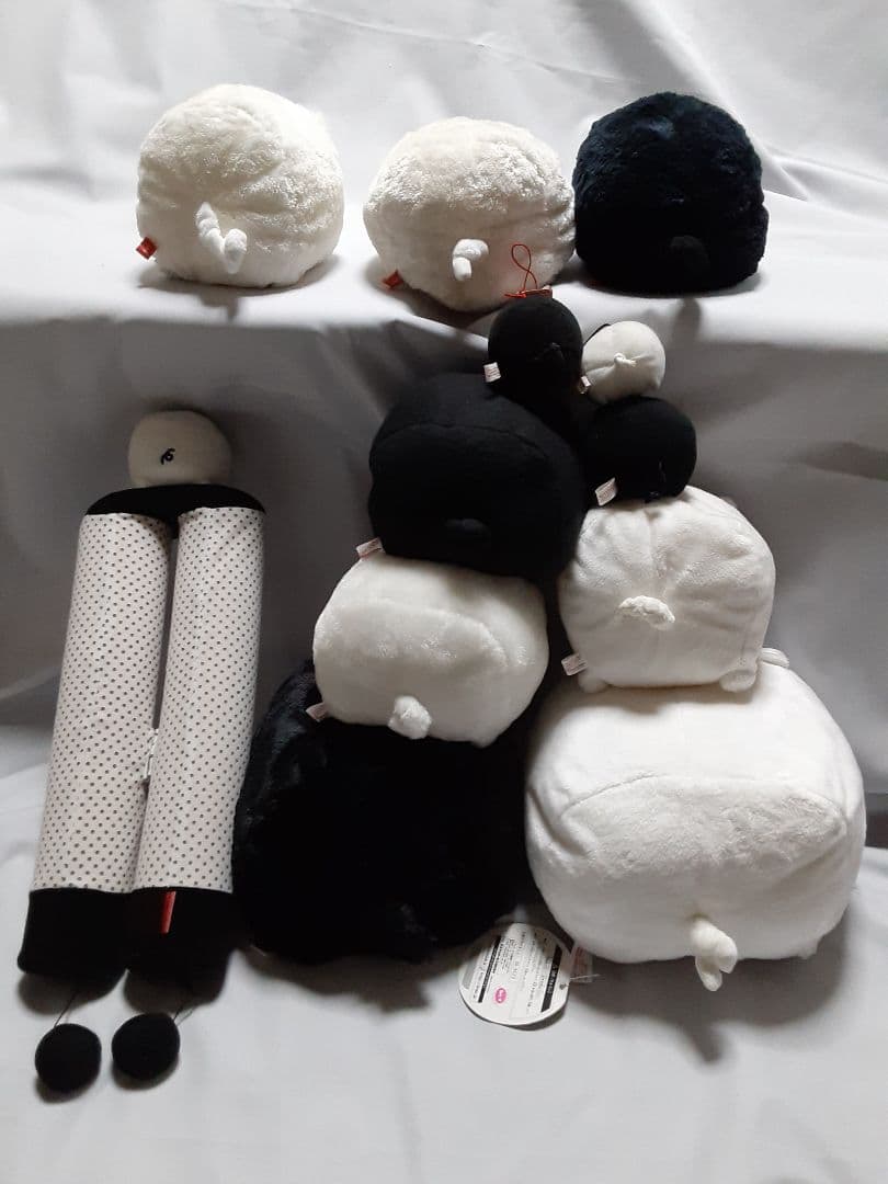 san-x モノクロブー ぬいぐるみセット もこもこ キラキラフリースXLBIG