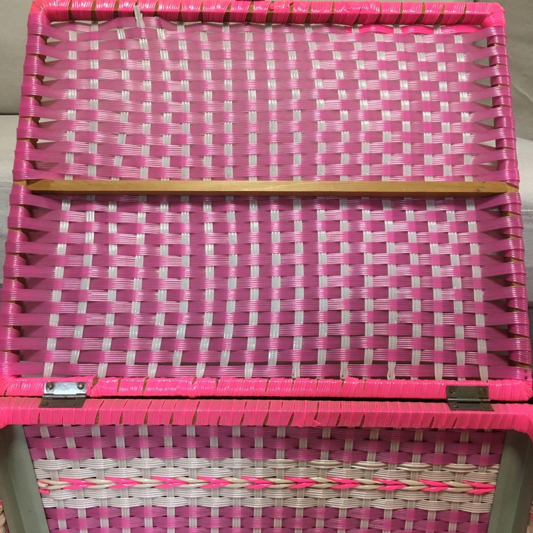 昭和レトロポップ　衣装ケース・ゴミ箱・ハンガー　アンティーク雑貨