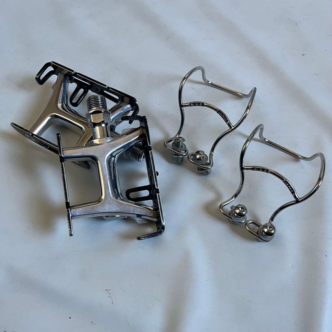 【美品】MKSミカシマ NJS認定ペダルRX-1 +クォーターケージクリップ