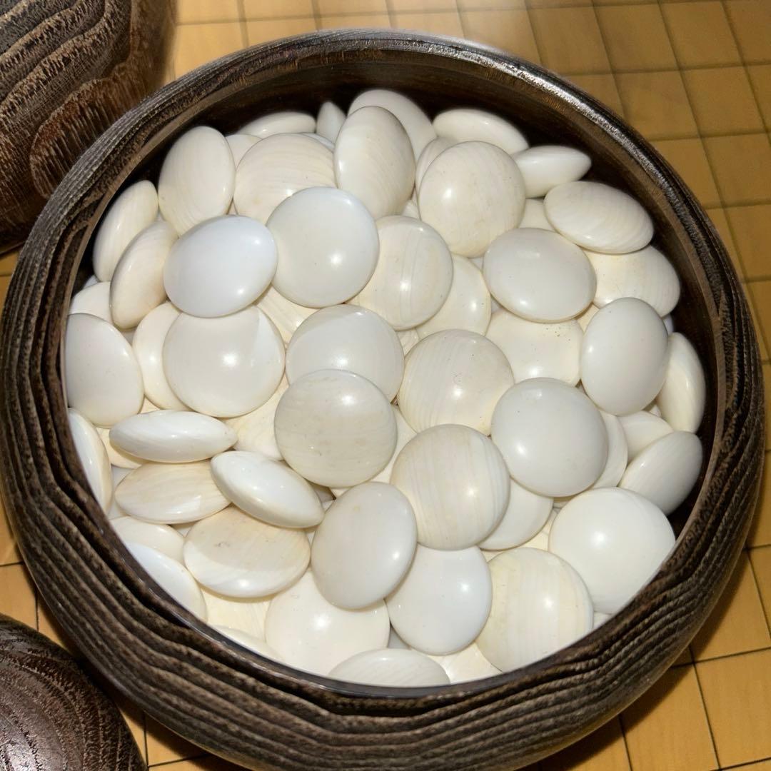 脚付き 囲碁盤 碁石