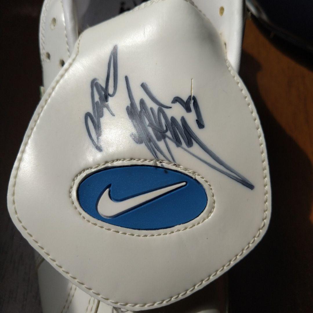 清原和博　直筆サイン入りスパイク　西武ライオンズ　読売ジャイアンツ　巨人