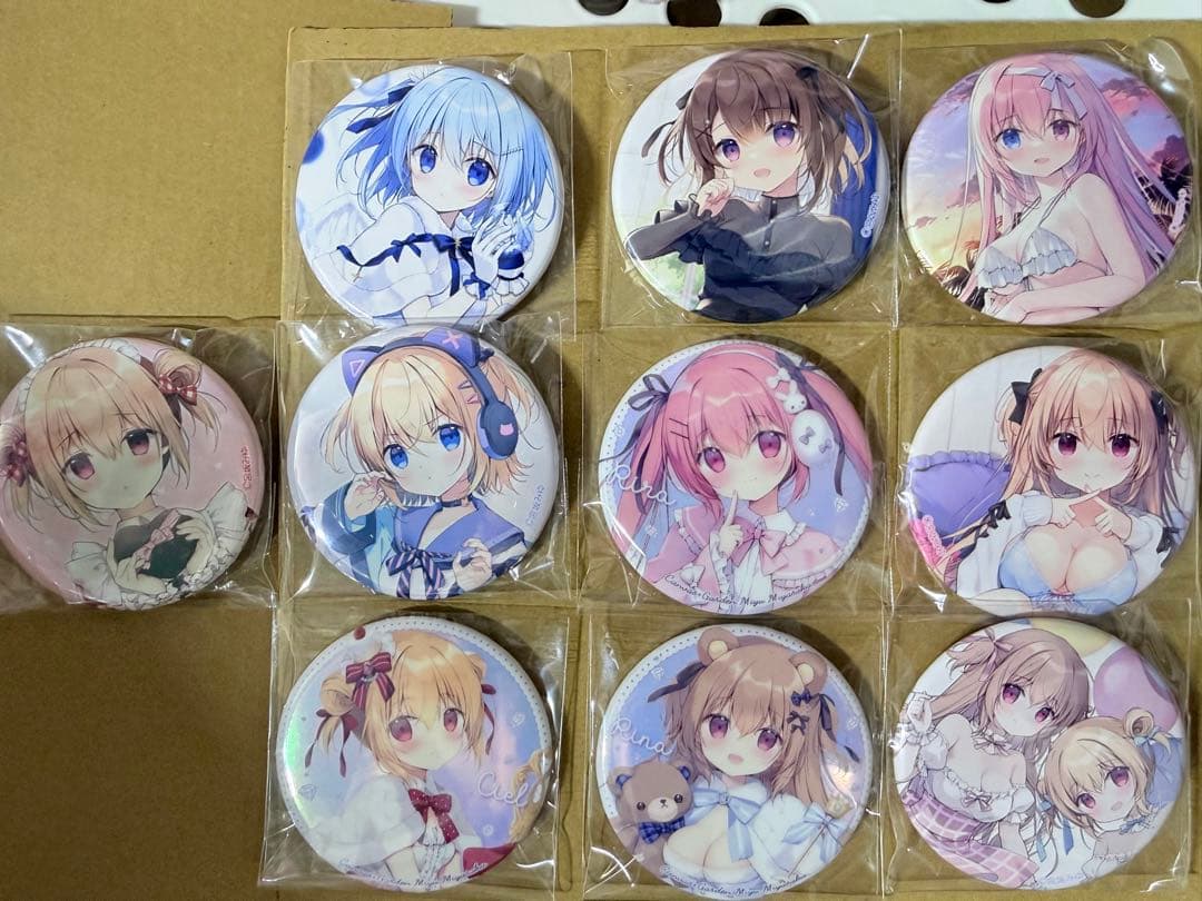 Canvas+Garden 宮坂みゆ 缶バッジ セット 10点