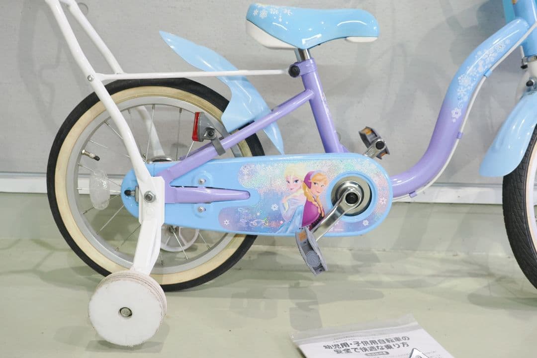 川越市 直接渡し アナと雪の女王 子供用自転車 16インチ　美品