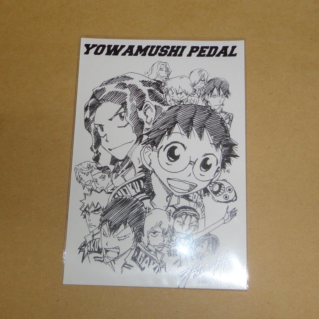 弱虫ペダル 額装複製原画 荒北+福富（直筆サイン入り）