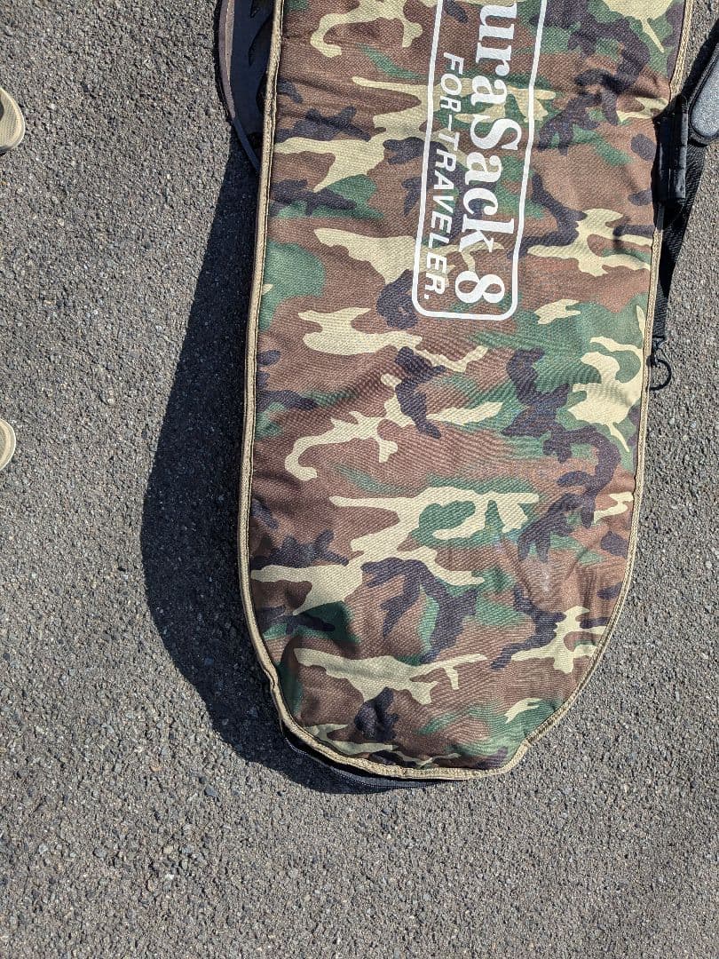 Dura Sack8　サーフボードハードケース　210センチ　迷彩ミッドレングス