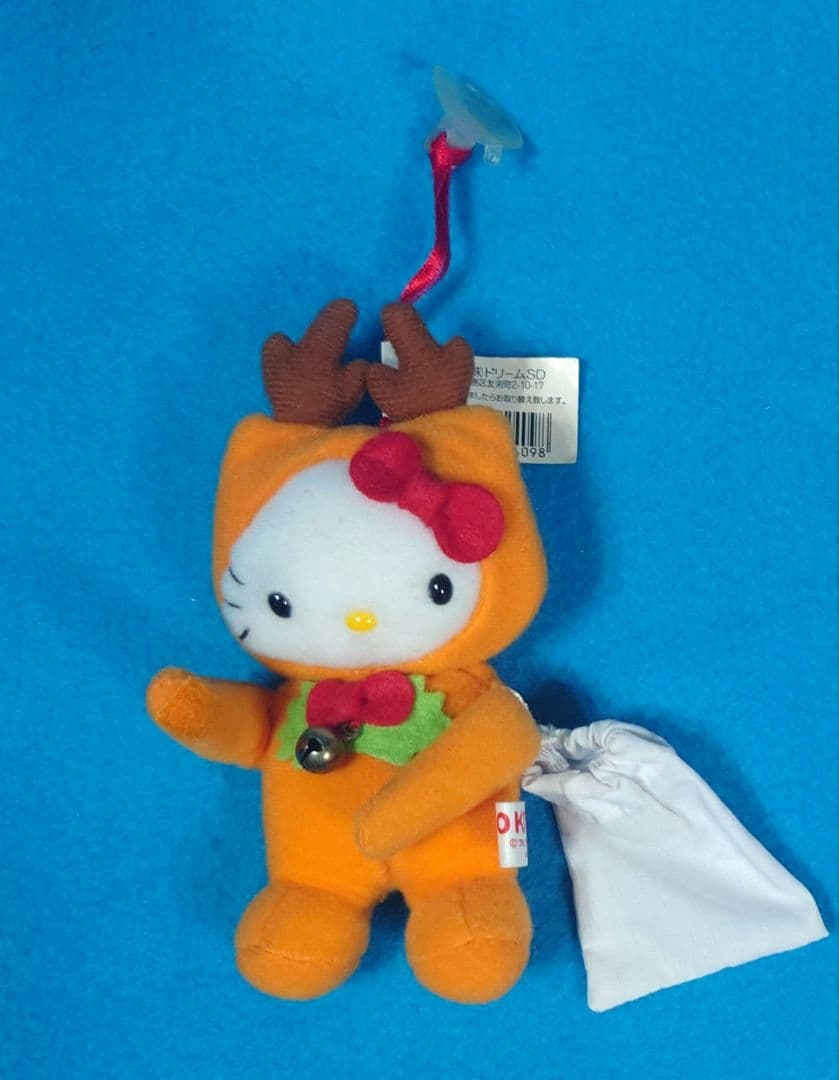 激レア・ハローキティのクリスマス☆トナカイ・サンタ・雪だるまマスコット1999