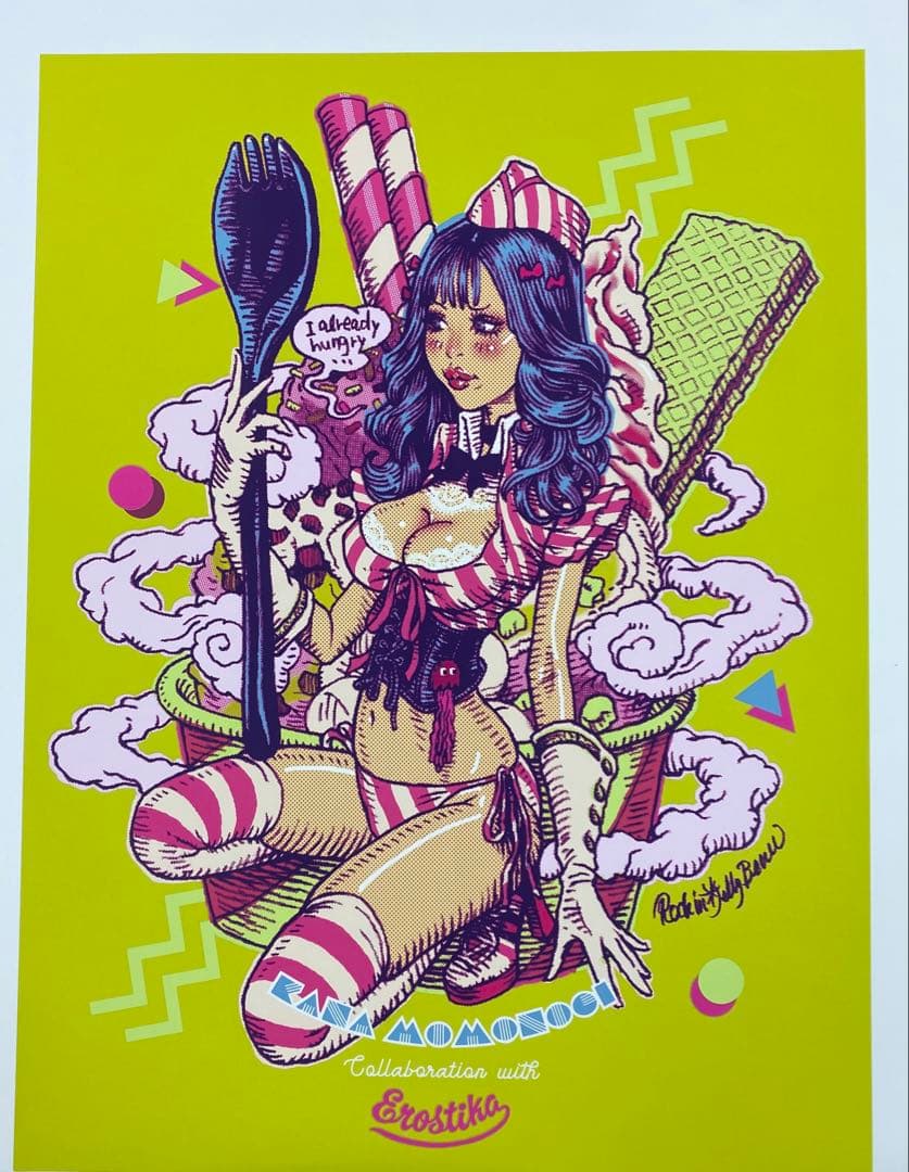 2枚セット ロッキンジェリービーン　シルクスクリーン