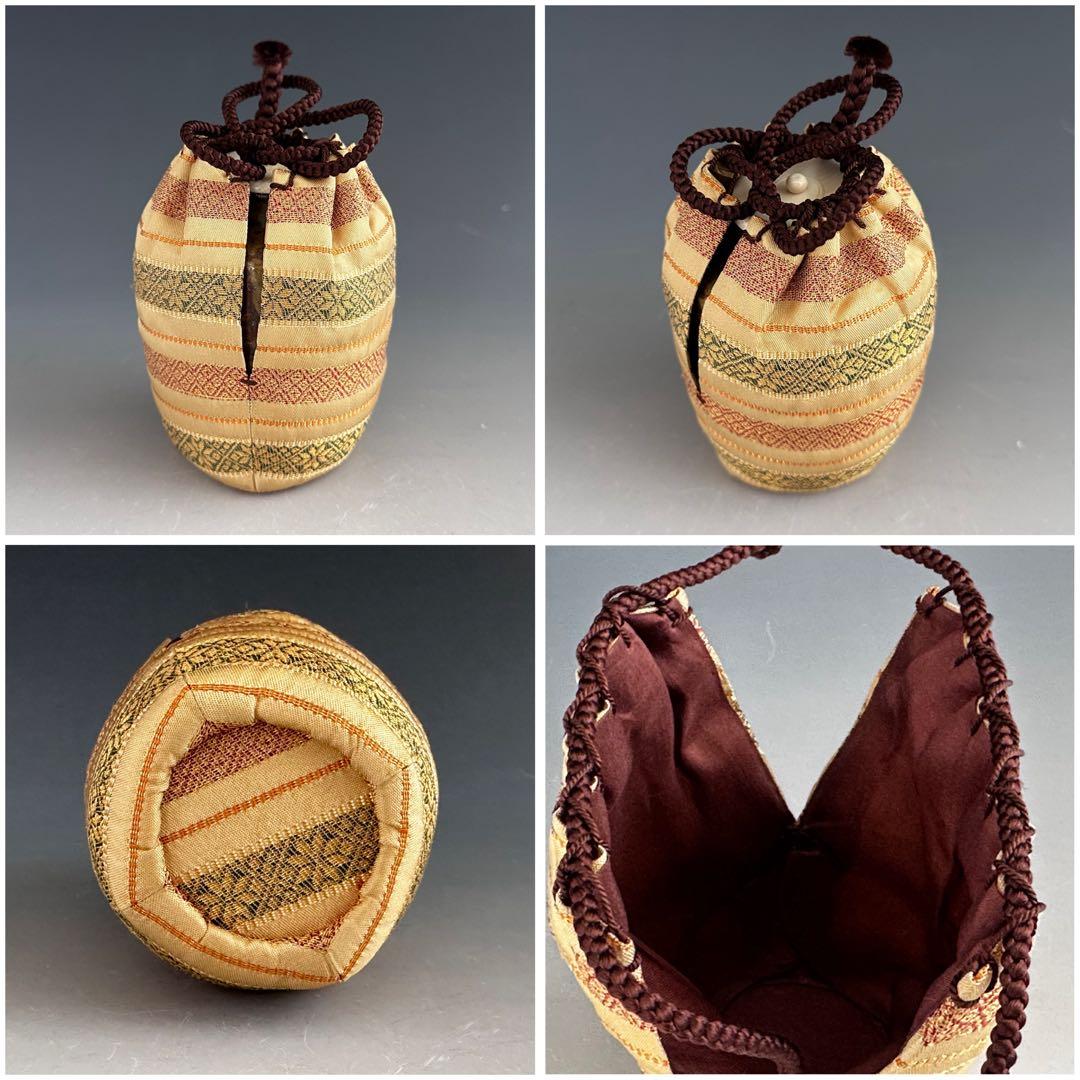 茶道具　志戸呂焼　肩付　茶入　濃茶器　鈴木良法　共箱　仕服付　茶事　稽古　陶芸