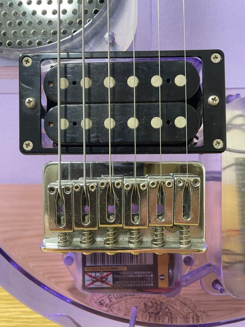 【希少】ZO-3 エレキギター　スケルトンパープル　フェルナンデス