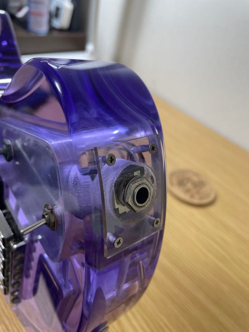 【希少】ZO-3 エレキギター　スケルトンパープル　フェルナンデス