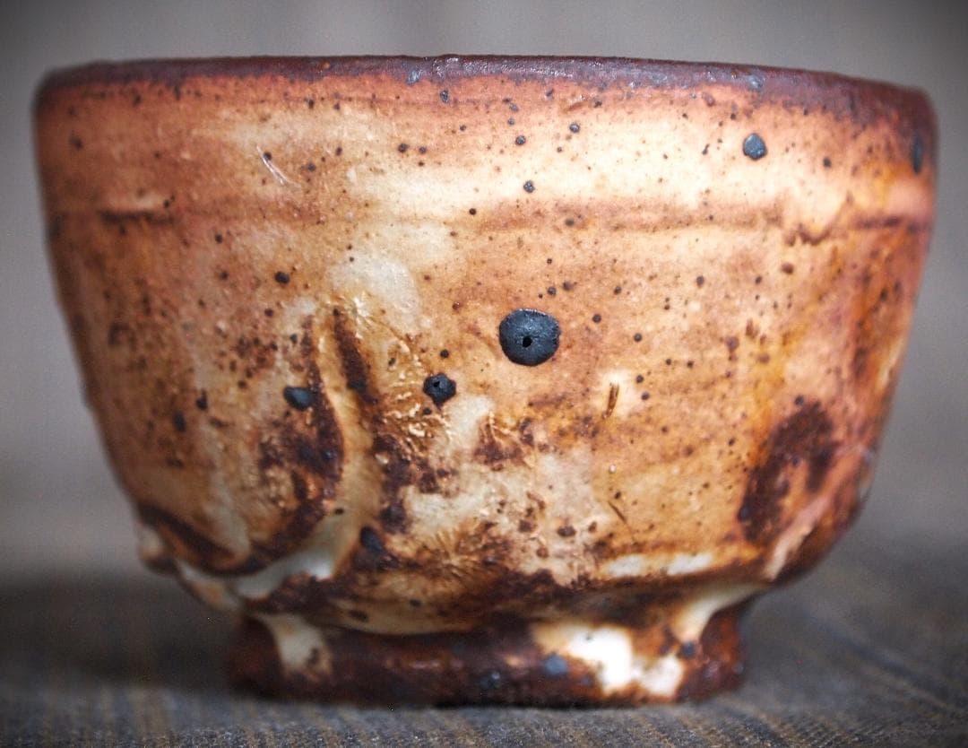 人気作家★水谷渉【師：中川自然坊＆鯉江良二粉引唐津ぐい呑みB