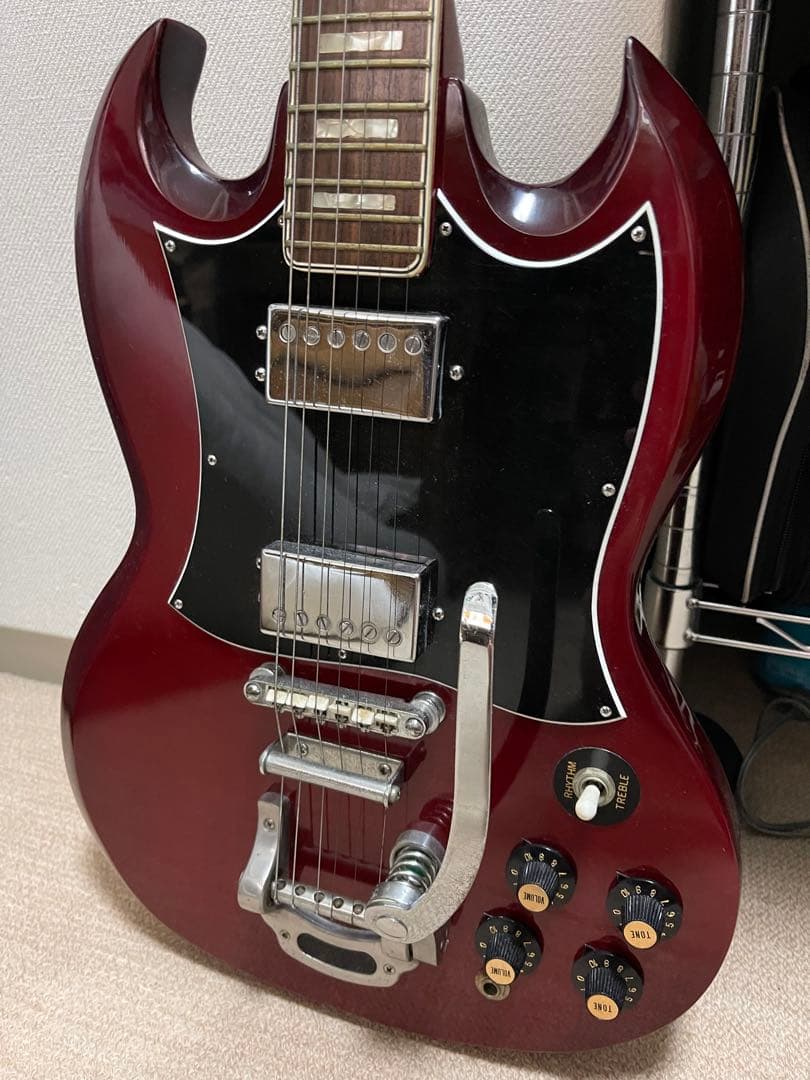 【ジャンク】Teisco SGモデル　アーム付き　ビザール　ジャパンヴィンテージ