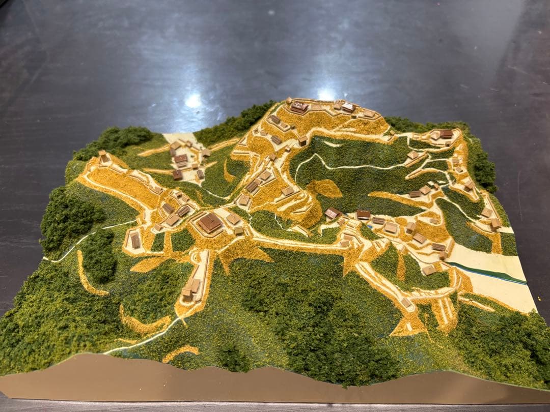 【今週まで値下げ‼️】城ラマ　高天神城　ジオラマ模型
