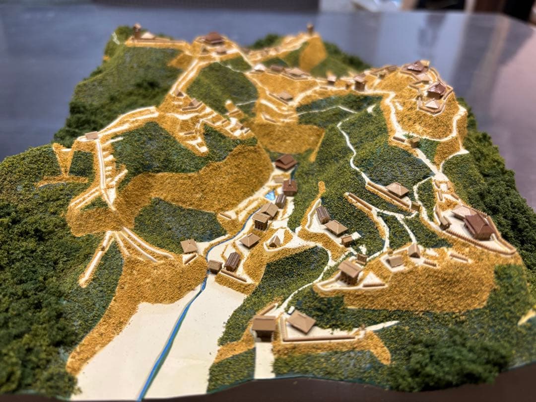 【今週まで値下げ‼️】城ラマ　高天神城　ジオラマ模型