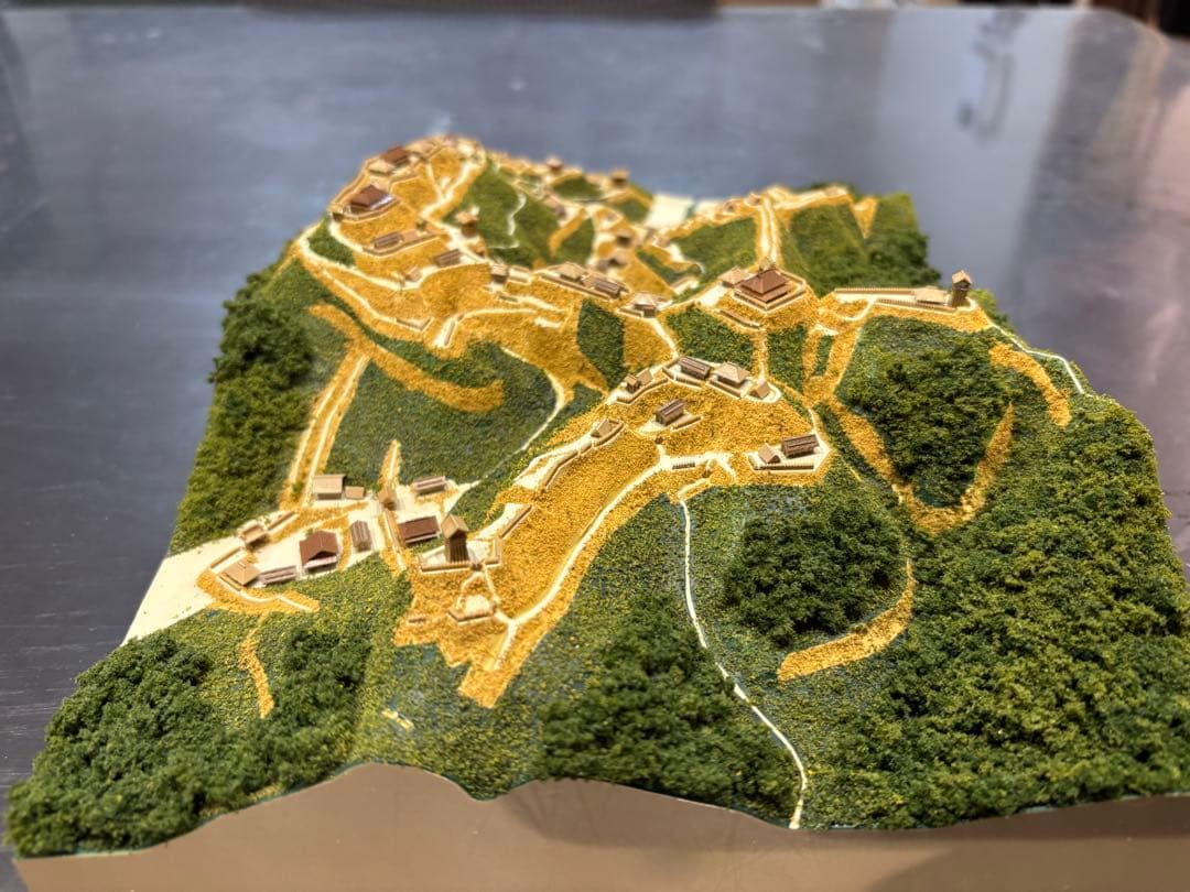 【今週まで値下げ‼️】城ラマ　高天神城　ジオラマ模型