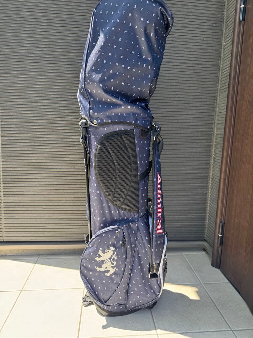 ニコニコさん専用　Admiral ゴルフバッグ・キャディバッグ ネイビー
