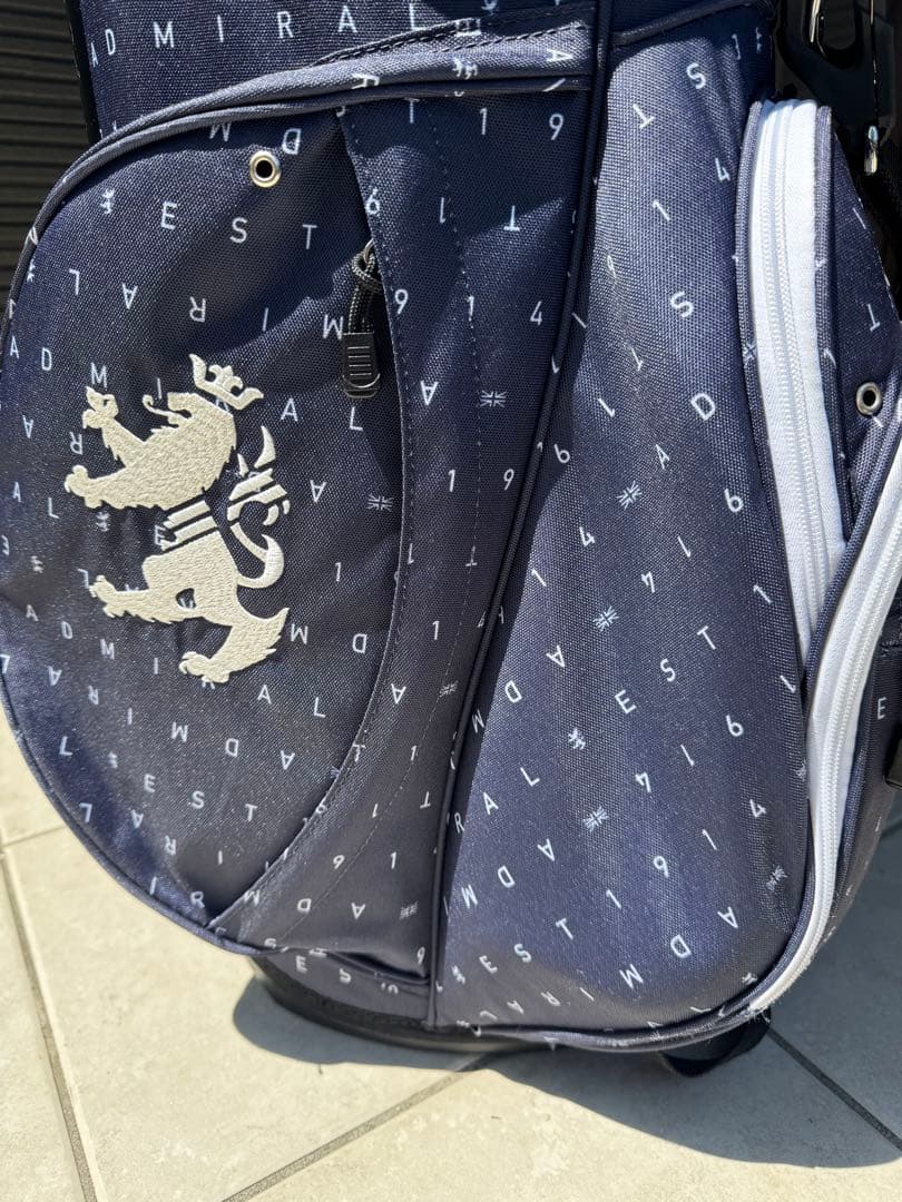 ニコニコさん専用　Admiral ゴルフバッグ・キャディバッグ ネイビー