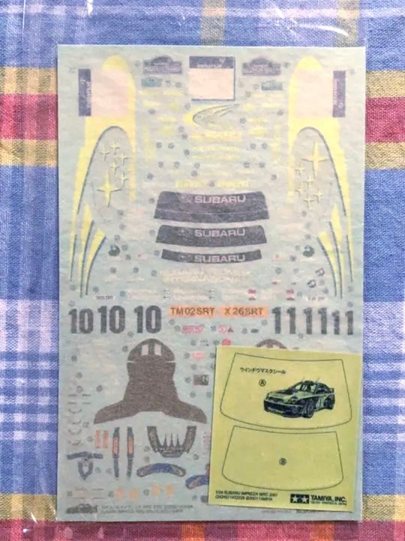 絶版 タミヤ 1/24 スバル・インプレッサ 2002 w/カルトグラフデカール