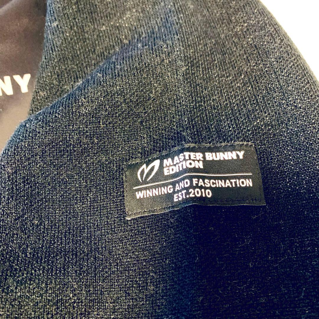 極美品★マスターバニーエディション クルーネック ナイロンニット 5(L) 黒