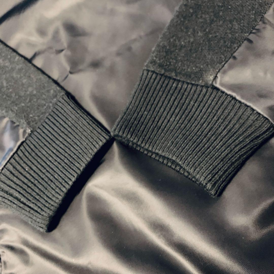 極美品★マスターバニーエディション クルーネック ナイロンニット 5(L) 黒