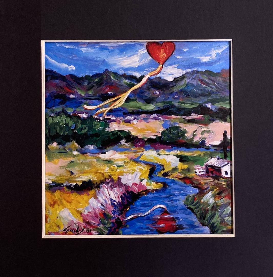 サイードアブデルサイエッド、【仮面】、希少な額装用画集より