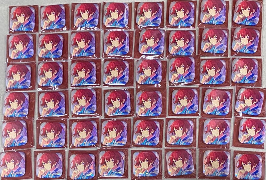 【年末年始限定値下げ】あんスタ 追光缶バッジ 朱桜司