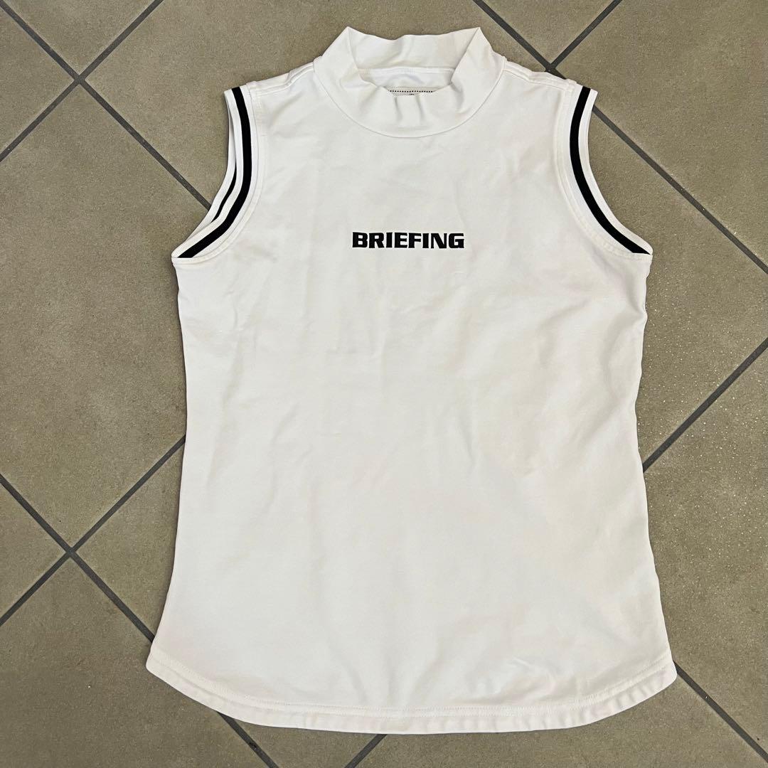 BRIEFING ブリーフィング　タンクトップ　ノースリーブ　ハイネック　ロゴ